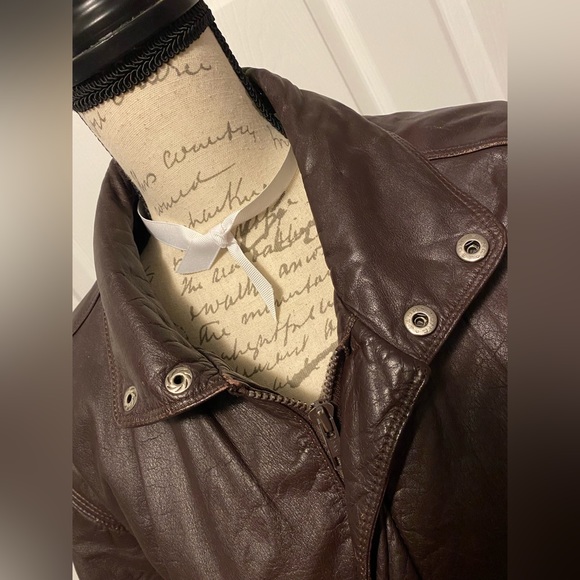 Members Only Jackets & Coats Mens Size 4 Members Only Brown Leather